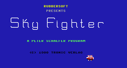 Sky fighter Title Screen